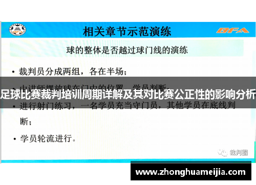 足球比赛裁判培训周期详解及其对比赛公正性的影响分析